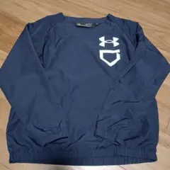 アンダーアーマー　ピステ　ウィンドブレーカー　YLG 150　ネイビー