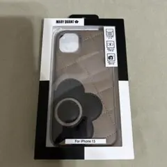 MARY QUANT iPhone 13 ケース TAUPE/BLACK