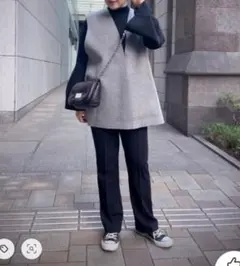 BEAUTY&YOUTH ダブルクロスストレートパンツ ウォッシャブル