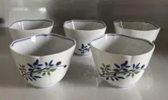 オールド香蘭社　小鉢　吾亦紅　われもこう　5客セット　美品のサムネイル