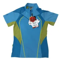 【新品タグ付き】MILLET ミレー 半袖ジップTシャツ レディース90(S)