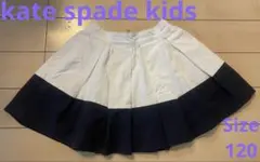 kate spade kidsブロックタックスカート紺Size120のサムネイル