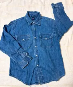 GAP デニム長袖シャツ 120〜130センチ