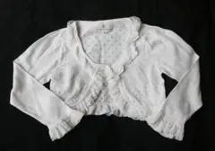o*a様 着用少★組曲★ボレロカーディガン　フリル★Ｍ(110cm-120cm)