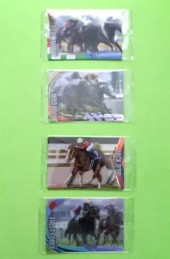 サラブレッドホースコレクションウエハース　4枚セット　ジャックドール他