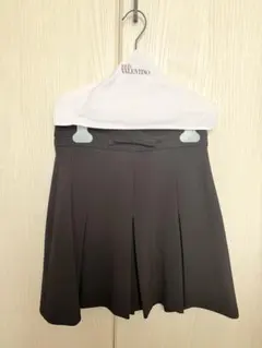 【新品】REDバレンティノ/ブラック プリーツスカート リボン付きのサムネイル