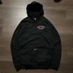 u*n様 90s NIKE ナイキ パーカー archive 黒y2k センター