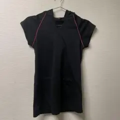 gu sports フード付きスポーツウェア ブラック　ピンク　M