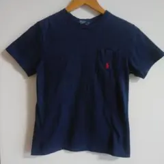 ポロ ネイビー Tシャツ ポケット付き