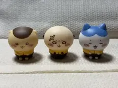 ちいかわ ココス ソフビ人形 くりまんじゅう•ラッコ•ハチワレ セット