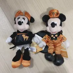 （218）ディズニー　ハロウィン2003 ぬいぐるみバッチ　レトロ
