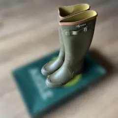 【新品未使用】AIGLE エーグル　ダークグリーン 長靴24.5cm 楽天市場】エーグル メンズ 長靴 ソフトレイン2 ZZHNC95 ローカット