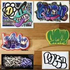 ① グラフィティー ステッカー 6枚セット graffiti グラフィティ