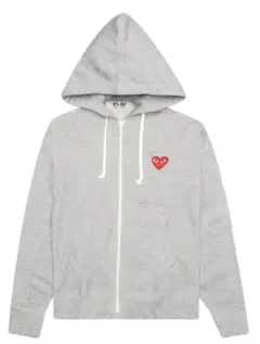 PLAY COMME des GARCONS ジップパーカー グレーのサムネイル