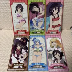 この素晴らしい世界に祝福を！ MEGUMIN &AQUAイラストボード6枚セット