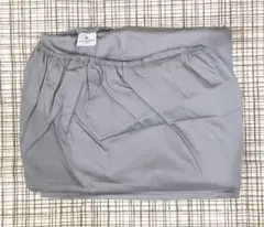 Yves Delorme グレー ボックスシーツ シングル