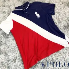 ポロ ラルフローレン ビッグポニー 大きめ ポロシャツ　ヴィンテージ