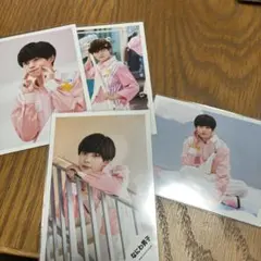 なにわ男子　長尾謙杜　初心LOVE 公式写真　4枚セット　まとめ売り