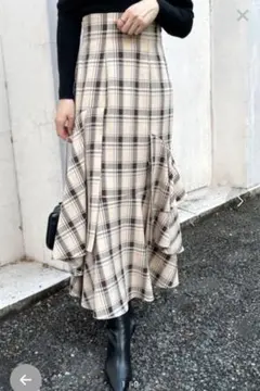 SNIDEL ティアードマーメイドスカート