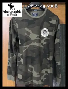 Abercrombie & Fitch 迷彩　ロンT US-M（日本サイズＬ）