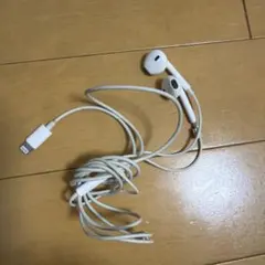 Apple純正　Lightning接続 ホワイト有線イヤホン