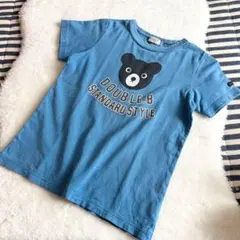 ミキハウス DOUBLE.B クマ刺繍 Tシャツ 140 - メルカリ
