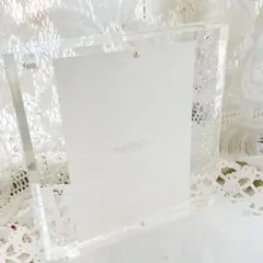 MIKIMOTO ミキモト　パール付きアクリル フォトフレーム