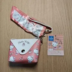 サンリオ スカーフ付きチャームバッグ「ハローキティ」