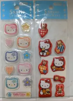 ハローキティ シールセット 立体・グリッター2種セット