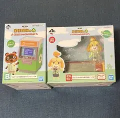 【どうぶつの森】あつ森☆一番くじ☆B賞貯金箱＆ラストワン置き時計☆2点セット どうぶつの森】あつ森☆一番くじ☆B賞貯金箱＆ラストワン置き時計☆2点