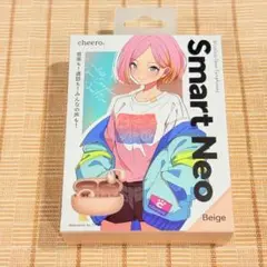 cheero ワイヤレスイヤホン Smart Neo CHE-646 ベージュ