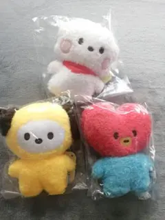 BT21　ベビーたっとんMLBぬいぐるみS 3点セット