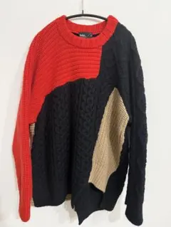 kolor クレイジーパターンニットカーディガンジャケットコートパンツT 