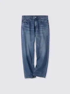 【新品未使用】GU ストレートジーンズ メンズ Mサイズ 66 BLUE