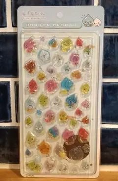 ボンボンドロップシール風♡硬いシール♡しずくちゃん