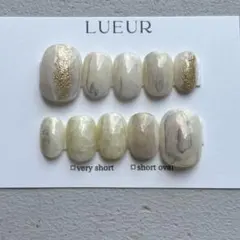ネイルチップ ニュアンス 韓国 鉱物 淡色 - メルカリ