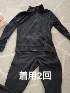 Under Armour ブラックジャージ上下セット