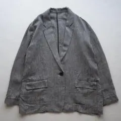 Spick&Span スピックアンドスパン リネン エアリー ジャケット グレーのサムネイル