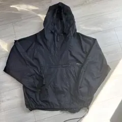 【名作希少】OLD NAVY ブラック ナイロンアノラックパーカー　01's