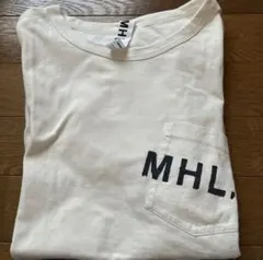 MHL. ポケットTシャツ ホワイト Sサイズのサムネイル