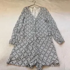GAP ギャップ（XS）総柄 長袖 パンツ シャツ トップス