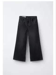 ZARA kids今期ワイドレッグジーンズ ブラック