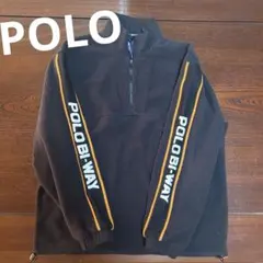 Malbon ハーフジップ スウェット ブラック×ホワイト XL 激レア