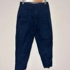 ユニクロ　UNIQLO ネイビー テーパードパンツ M チノパン　レディース