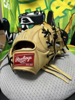 ローリングス　N62　プロプリファード 硬式内野用　キャメル　グラブ袋付きのサムネイル