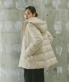 【新品】グローバルワーク　ウツクシルエット　撥水ダウンコート　M