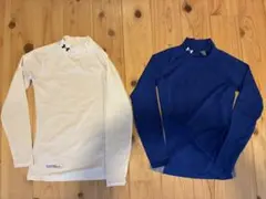 UNDER ARMOUR インナーウェア YMD ホワイト・ブルー　140