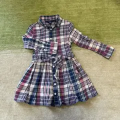 POLO RALPH LAUREN チェック柄ワンピース 3T