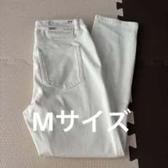 ユニクロ　レディース　新品　レギンスパンツ　白　Mサイズ