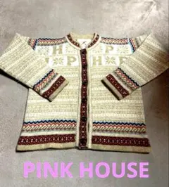 PINK HOUSEカーディガン美品